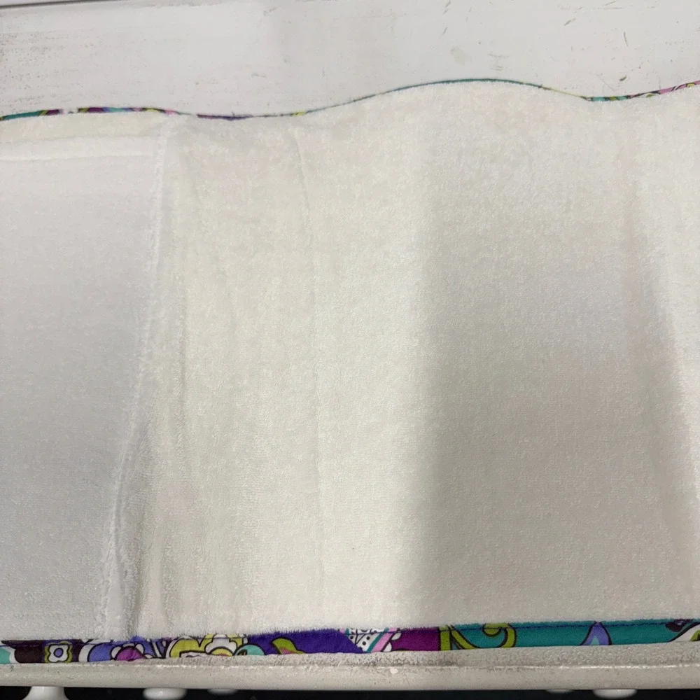 Vera Bradley Changing Pad Baby Heather‎ Purple Teal Paisley Quilted Travel